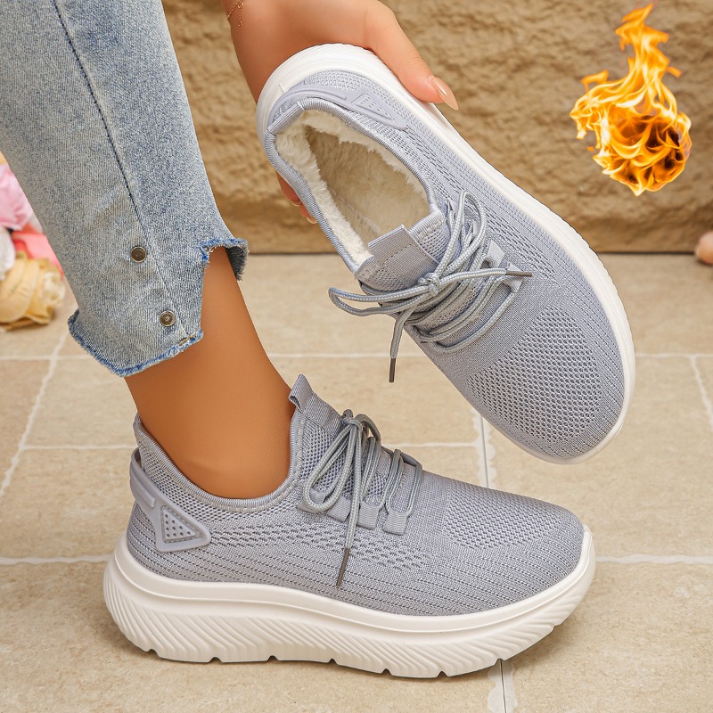 2027 Dames Outdoor Wandelsneak - Knit Fabric Lace Up Sneakers recensie en prijs
